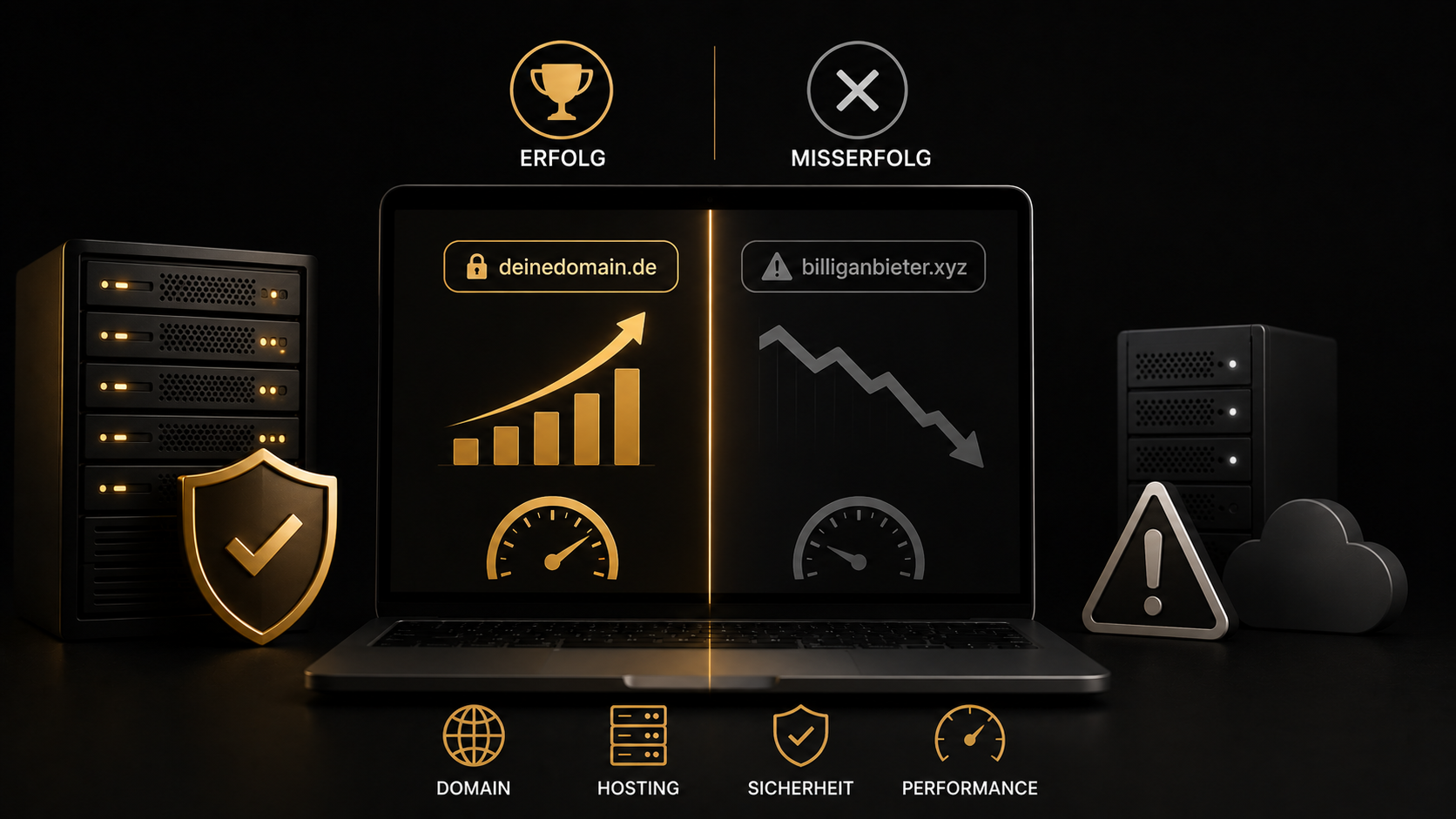 Warum Domain und Hosting über Erfolg oder Misserfolg deiner Website entscheiden