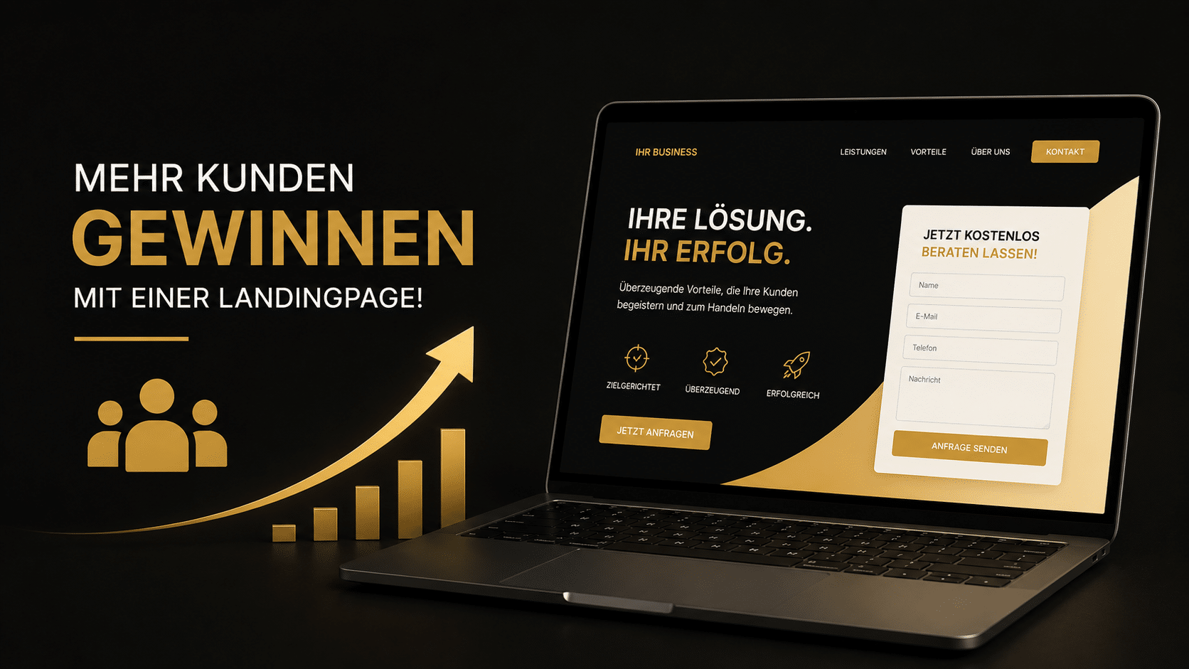 Landingpage erstellen: Mehr anfragen, mehr Kunden, mehr Umsatz