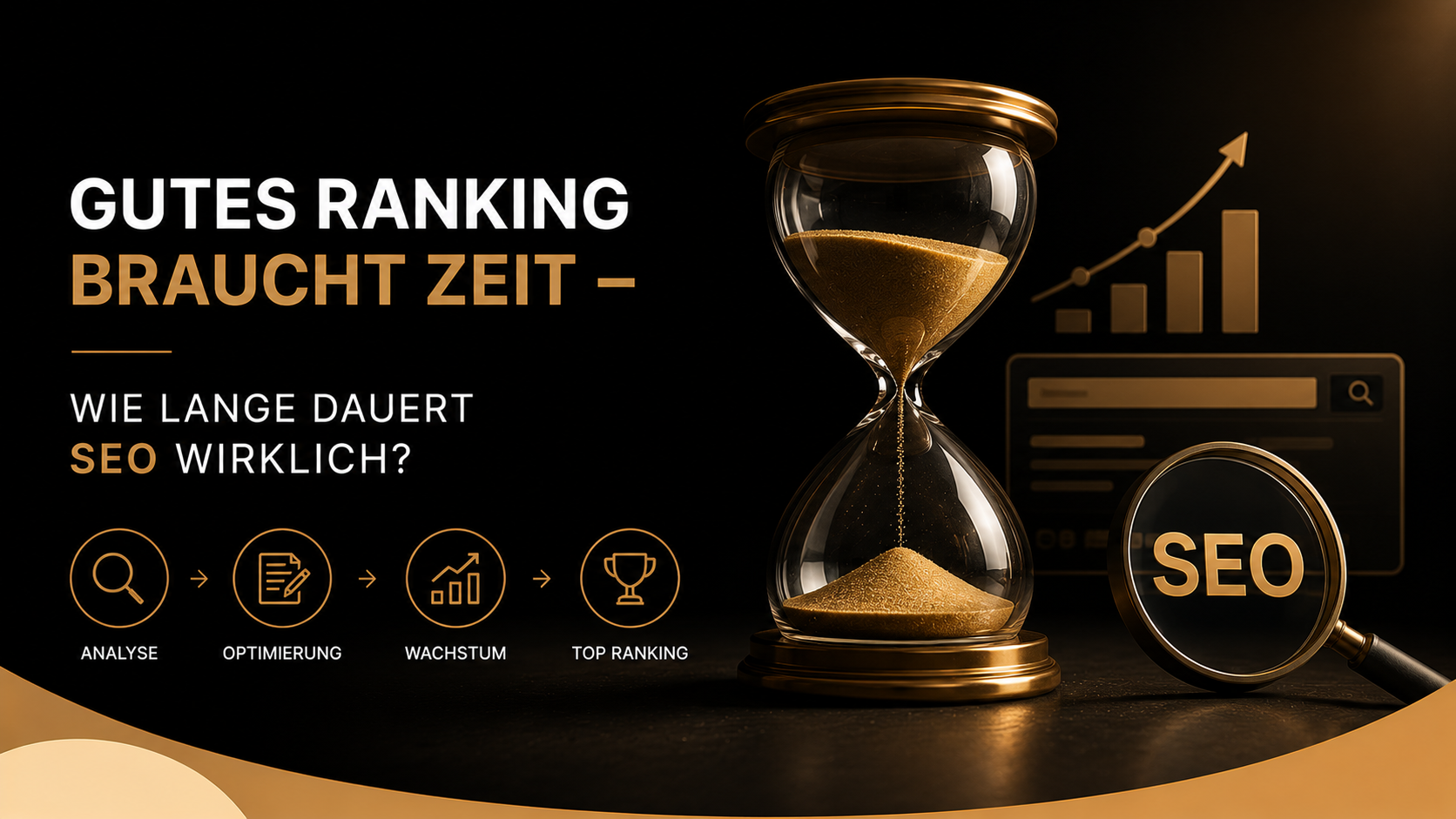 Gutes Ranking braucht Zeit! Wie lange dauert SEO?